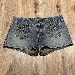 Billabong Vintage Grunge Mini Shorts